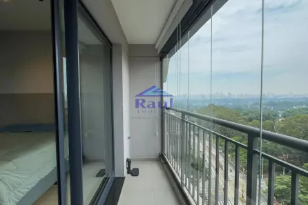 Apartamento com 1 Quarto para alugar, 28m² no Santo Amaro, São Paulo