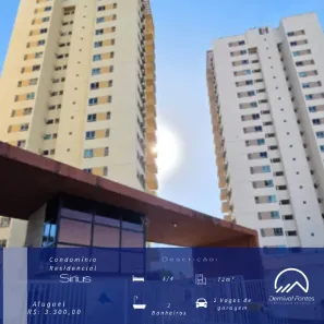 Apartamento com 3 Quartos para alugar, 72m² no Nova Parnamirim, Parnamirim