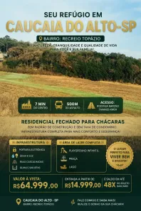 Lote/Terreno à venda, 500m² no Centro (Caucaia do Alto), Cotia