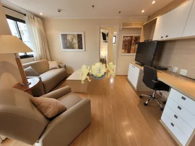 Flat com 1 Quarto para alugar, 52m² no Vila Olímpia, São Paulo