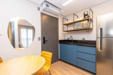 Apartamento com 1 Quarto à venda, 22m² no Água Verde, Curitiba