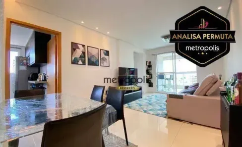 Apartamento com 2 Quartos à venda, 79m² no Campestre, Santo André