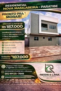 Apartamento com 2 Quartos à venda, 50m² no Paratibe, João Pessoa