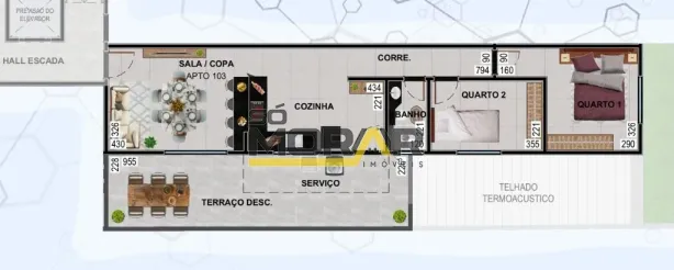 Apartamento com 2 Quartos à venda, 83m² no Tupi A, Belo Horizonte