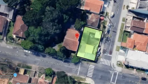 Lote/Terreno à venda, 398m² no Mercês, Curitiba