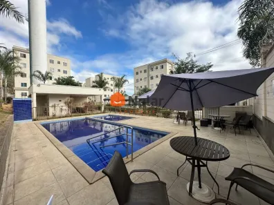 Apartamento com 2 Quartos para alugar, 48m² no Chácaras Granja Pousada Del Rey, Santa Luzia