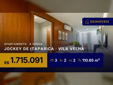 Apartamento com 3 Quartos à venda, 110m² no Jockey de Itaparica, Vila Velha