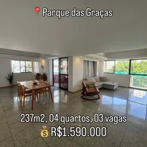 Apartamento com 4 Quartos à venda, 237m² no Graças, Recife