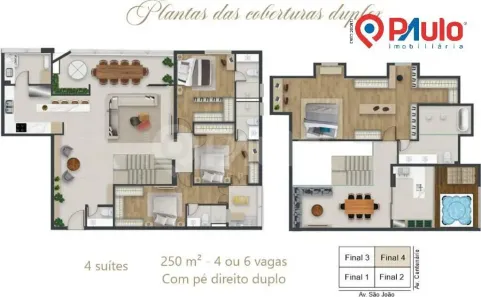 Apartamento com 3 Quartos à venda, 150m² no São Judas, Piracicaba