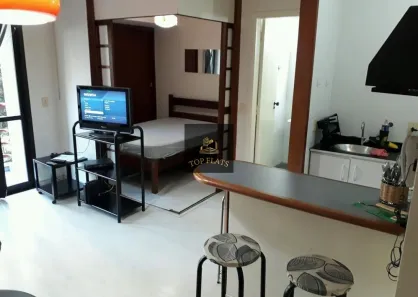 Flat com 1 Quarto para alugar, 35m² no Moema, São Paulo