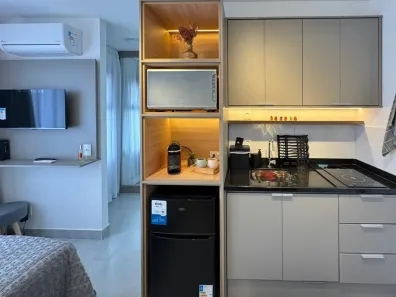Apartamento com 1 Quarto para alugar, 21m² no Campo Belo, São Paulo