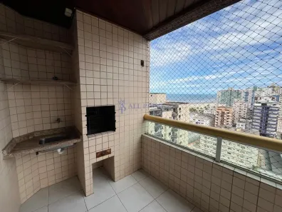 Apartamento com 2 Quartos para alugar, 90m² no Guilhermina, Praia Grande