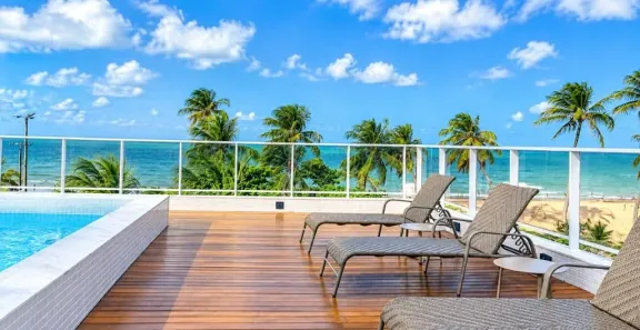 Apartamento com 2 Quartos para alugar, 50m² no Cabo Branco, João Pessoa