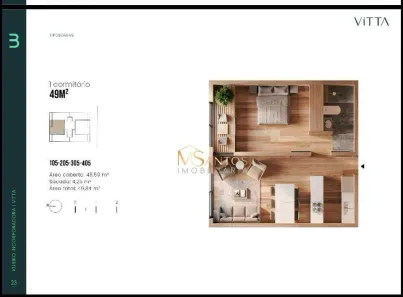 Apartamento com 1 Quarto à venda, 49m² no Ingleses do Rio Vermelho, Florianópolis
