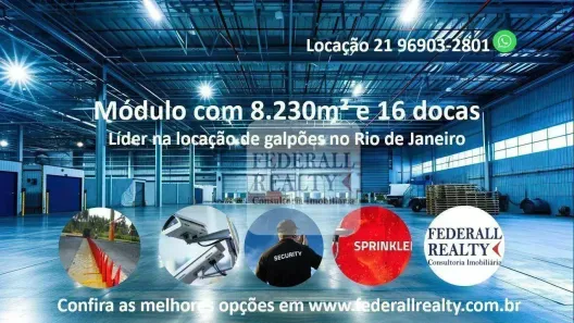 Galpão/Depósito/Armazém para alugar, 8230m² no Santo Antônio da Serra, Duque de Caxias