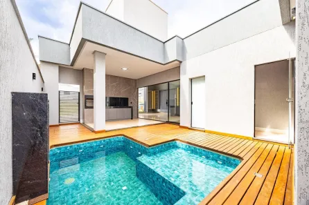 Casa de Condomínio com 3 Quartos à venda, 157m² no Jardins Bolonha, Senador Canedo