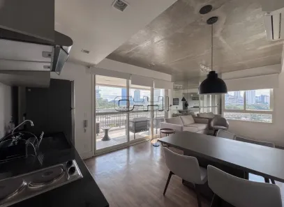 Apartamento com 1 Quarto para alugar, 63m² no Cidade Monções, São Paulo