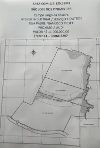 Lote/Terreno à venda, 113125520m² no Contenda, São José dos Pinhais