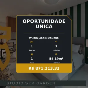 Apartamento com 1 Quarto à venda, 54m² no Jardim Camburi, Vitória