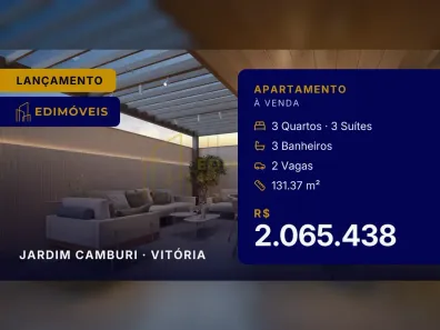Apartamento com 3 Quartos à venda, 131m² no Jardim Camburi, Vitória
