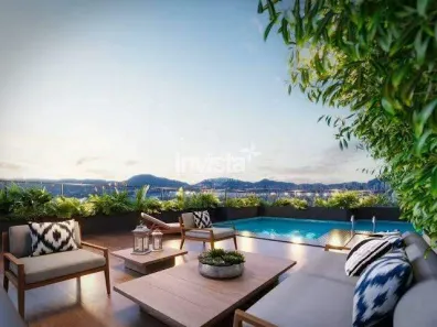 Apartamento com 1 Quarto à venda, 32m² no Encruzilhada, Santos