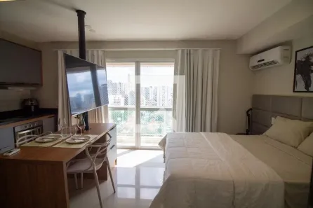 Kitnet com 1 Quarto à venda, 30m² no Brooklin Paulista, São Paulo