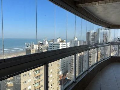 Apartamento com 3 Quartos para venda ou aluguel, 124m² no Aviação, Praia Grande