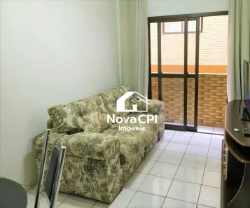 Apartamento com 1 Quarto para alugar, 45m² no Guilhermina, Praia Grande