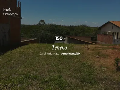 Lote/Terreno à venda, 150m² no Jardim da Mata, Americana