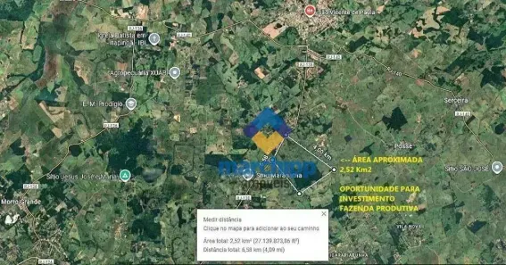 Lote/Terreno à venda, 2516800m² no , Araruama
