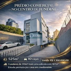 Ponto Comercial à venda, 525m² no Centro, Jundiaí