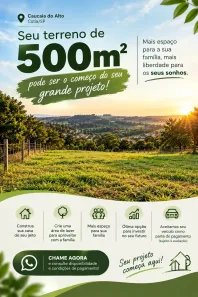 Lote/Terreno à venda, 500m² no Jardim Adelina, Cotia