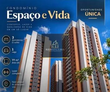 Apartamento com 3 Quartos para alugar, 77m² no Ponte de São João, Jundiaí