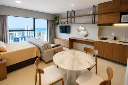 Apartamento com 1 Quarto para alugar, 30m² no Boa Viagem, Recife