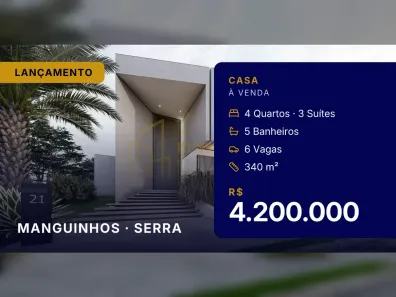 Casa com 4 Quartos à venda, 340m² no Manguinhos, Serra