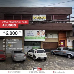 com 6 Quartos para alugar, 471m² no Três Figueiras, Porto Alegre