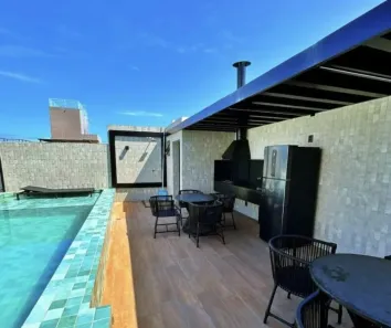 Apartamento com 1 Quarto para alugar, 19m² no Cabo Branco, João Pessoa
