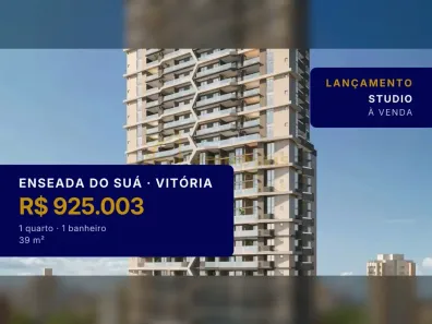 Apartamento com 1 Quarto à venda, 39m² no Enseada do Suá, Vitória