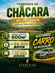 Lote/Terreno à venda, 600m² no Iara, Atibaia