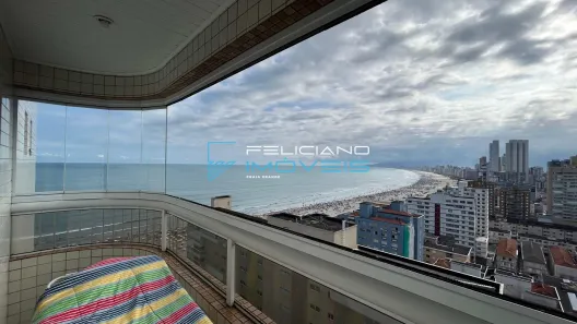 Apartamento com 3 Quartos para alugar, 157m² no Canto do Forte, Praia Grande