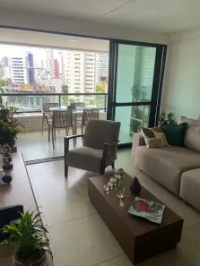Apartamento com 3 Quartos para alugar, 114m² no Boa Viagem, Recife