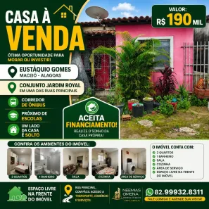 Casa com 2 Quartos à venda, 90m² no Centro, Igarassu