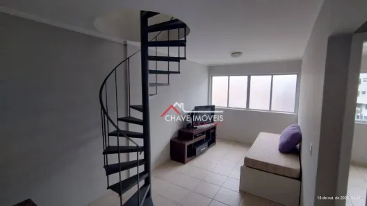 Cobertura com 1 Quarto para venda ou aluguel, 108m² no José Menino, Santos