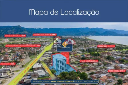 Kitnet com 1 Quarto à venda, 39m² no Praia das Palmeiras, Caraguatatuba