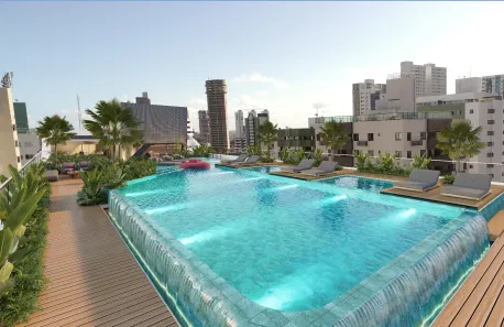 Flat com 1 Quarto à venda, 25m² no Cabo Branco, João Pessoa