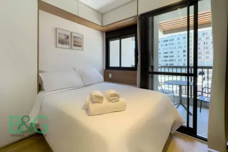 Apartamento com 1 Quarto à venda, 22m² no Jardim das Bandeiras, São Paulo