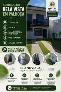 Sobrado com 2 Quartos à venda, 65m² no Bela Vista, Palhoça