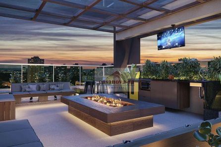 Apartamento com 1 Quarto à venda, 29m² no Jardim, Santo André