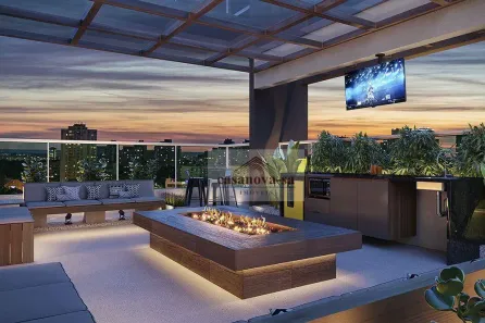 Apartamento com 1 Quarto à venda, 29m² no Jardim, Santo André