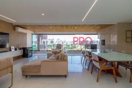 Apartamento com 3 Quartos para alugar, 145m² no Brooklin Novo, São Paulo
